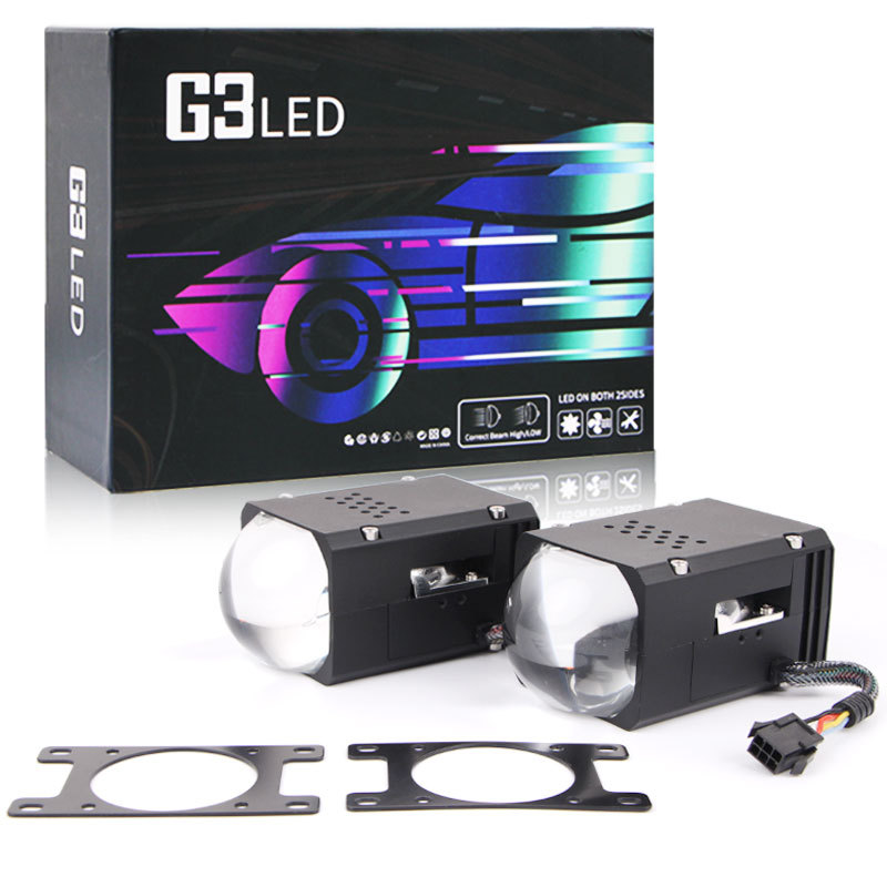 汽車LED1.8寸矩陣雙光透鏡大燈